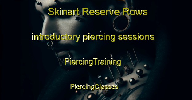 Skinart Reserve Rows introductory piercing sessions | PiercingTraining | PiercingClasses | SkinartTraining-Canada