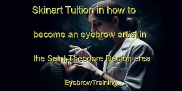 Skinart Tuition in how to become an eyebrow artist in the Saint Theodore Dacton area | EyebrowTraining | EyebrowClasses | SkinartTraining-Canada