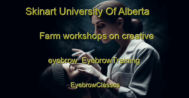 Skinart University Of Alberta Farm workshops on creative eyebrow | EyebrowTraining | EyebrowClasses | SkinartTraining-Canada